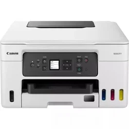 Canon MAXIFY GX3050 5777C006 - Impresora Multifunción con depósitos MegaTank rellenables, WiFi doble banda, impresión a doble cara automática, color Blanco
